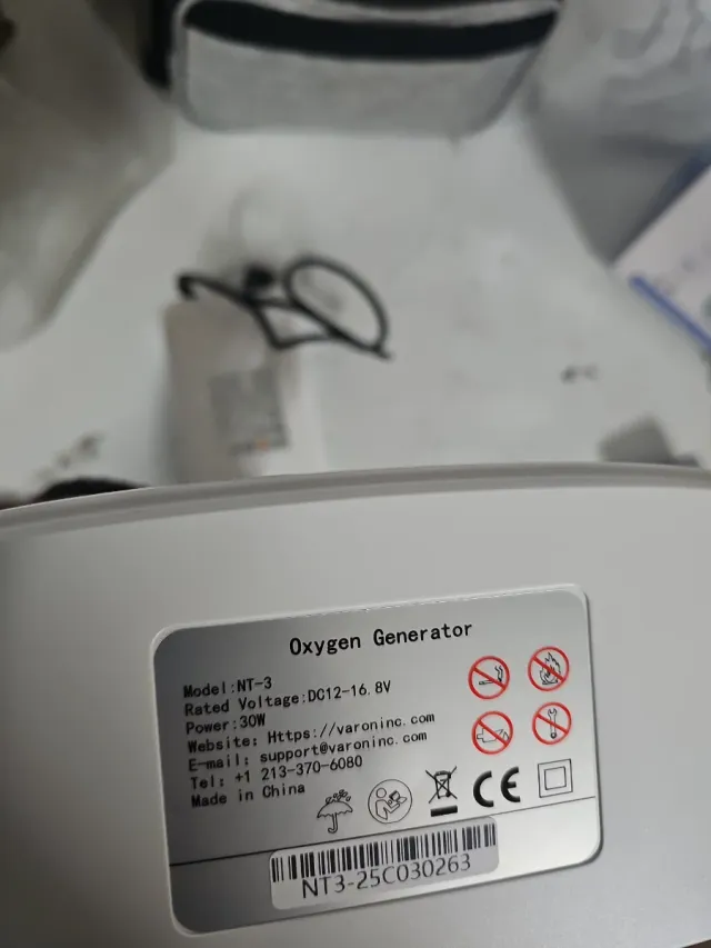 Generador de Oxígeno VARON NT-3