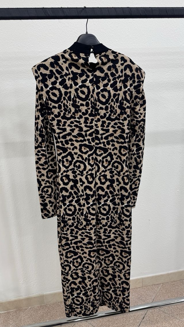 Vestito Shein donna leopardato taglia Xs