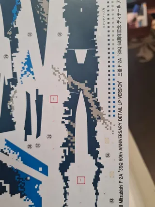 Rara maqueta Mitsubishi F2A 1/48 Detail Up Version