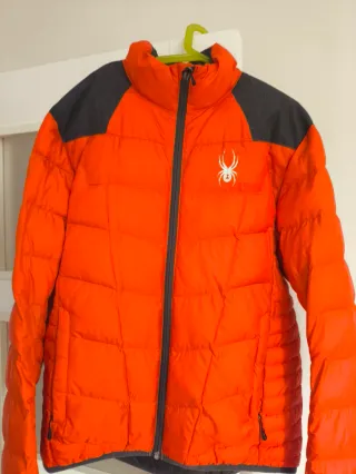 Chaqueta Spyder Naranja y Gris Sin Uso