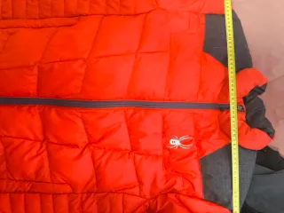 Chaqueta Spyder Naranja y Gris Sin Uso