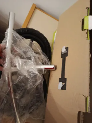 Bicicleta sin pedales naranja