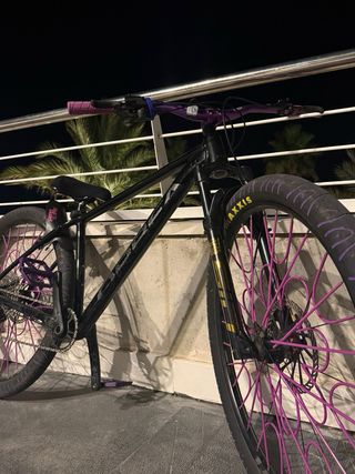 Bici Stunt Morada Negra( Orbea onna 10 modificada