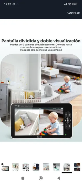 Vigilabebés GHB Todas Las Funciones