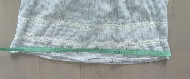 Blusa Cortefiel Rayas Encaje Talla 44/46