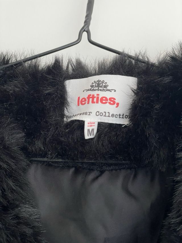 Abrigo pelo sintético Lefties mujer