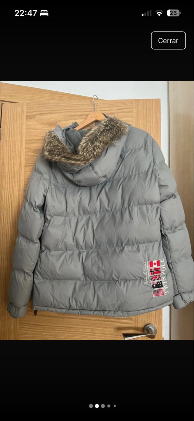 Chaqueta Geographical Norway gris mujer