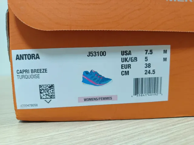 Zapatillas Merrell Gore-Tex Azul/Rosa