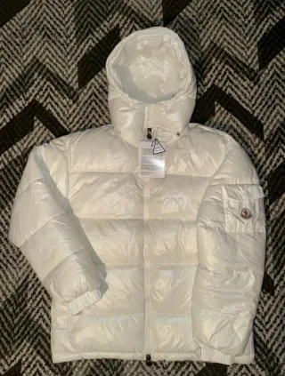 Abrigo Moncler Blanco Invierno