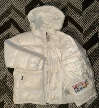 Abrigo Moncler Blanco Invierno