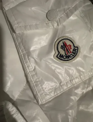Abrigo Moncler Blanco Invierno