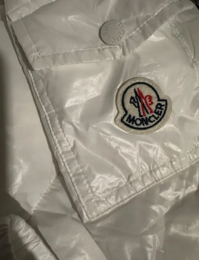 Abrigo Moncler Blanco Invierno