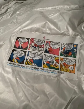 Abrigo Moncler Blanco Invierno