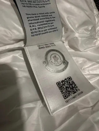 Abrigo Moncler Blanco Invierno