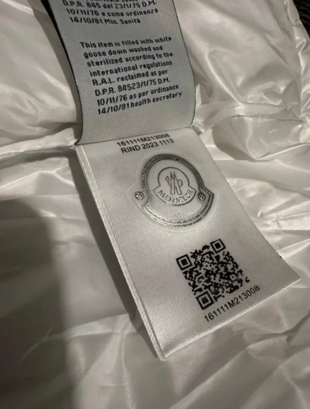 Abrigo Moncler Blanco Invierno