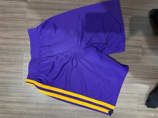 Adidas Lakers Shorts Morado/Amarillo