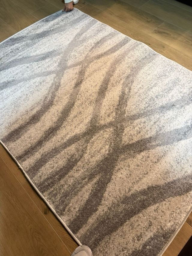 Alfombra Lucy 224488 Gris y Blanco