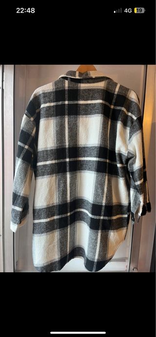 Sobrecamisa de cuadros oversize