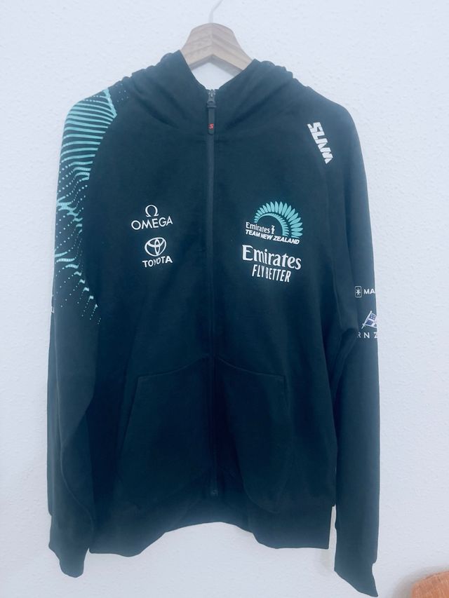 Sudadera Emirates Team New Zealand Negra