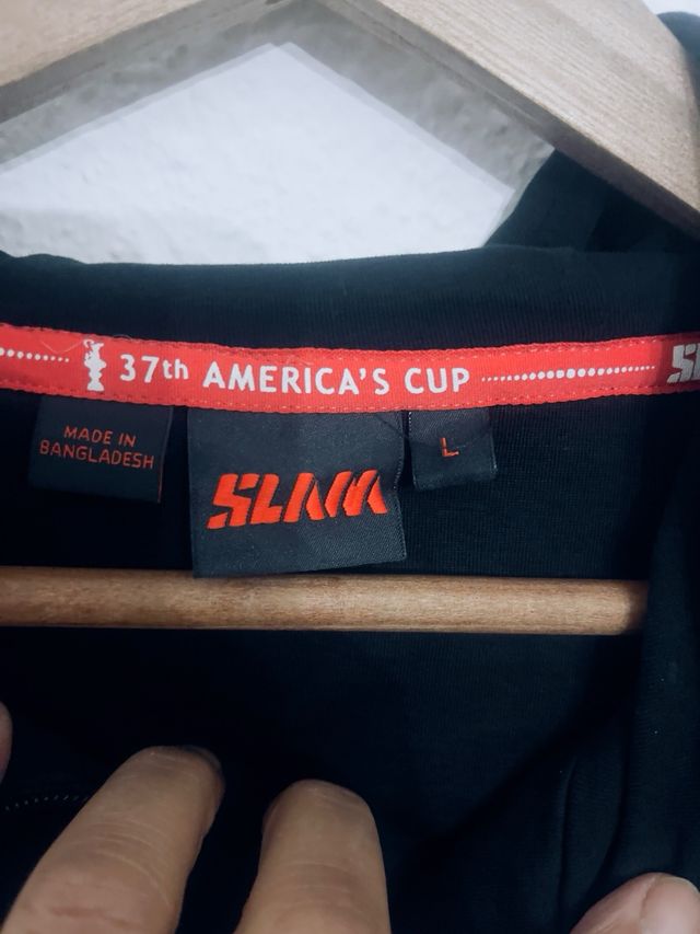 Sudadera Emirates Team New Zealand Negra