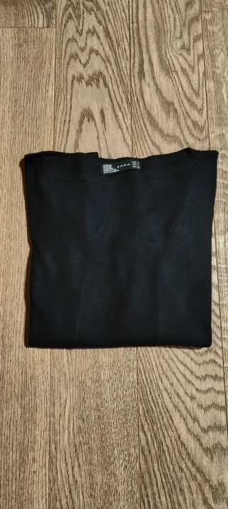 Maglione girocollo nero ragazza ZARA