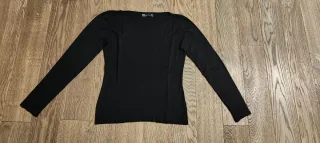 Maglione girocollo nero ragazza ZARA