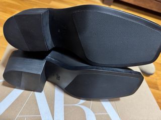 Botines Zara Negro Talla 42 Nuevos. PIEL