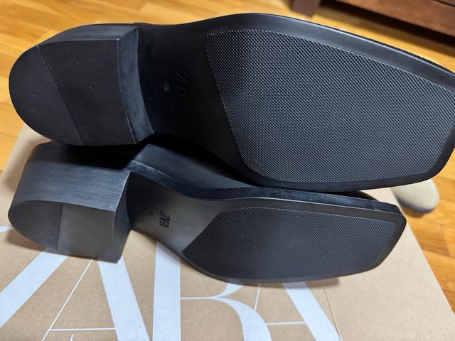 Botines Zara Negro Talla 42 Nuevos. PIEL