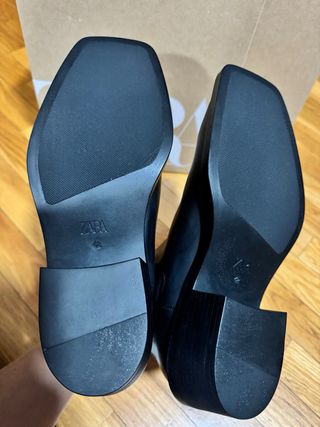 Botines Zara Negro Talla 42 Nuevos. PIEL