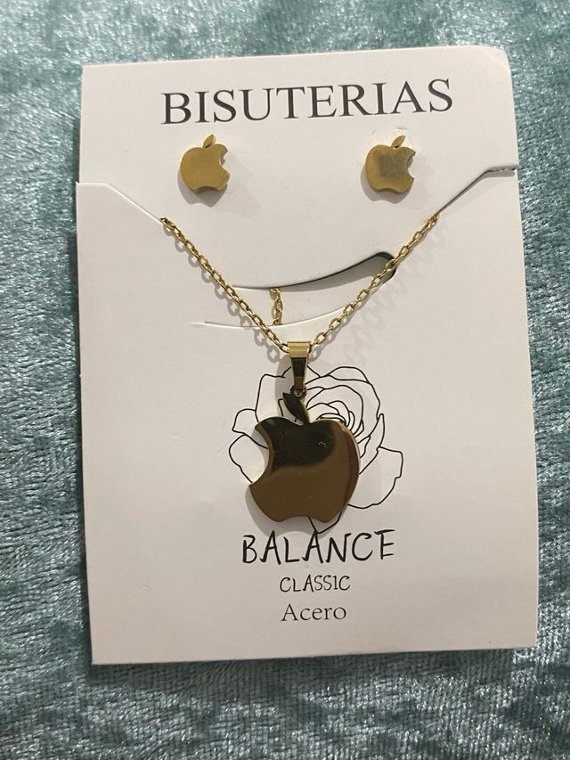 Conjunto Bisutería Balance Acero