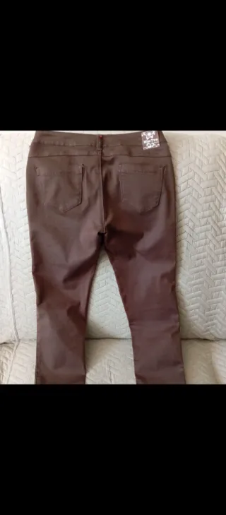 Pantalón mujer algodón 5 bolsillos