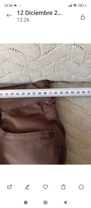 Pantalón mujer algodón 5 bolsillos