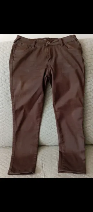 Pantalón mujer algodón 5 bolsillos