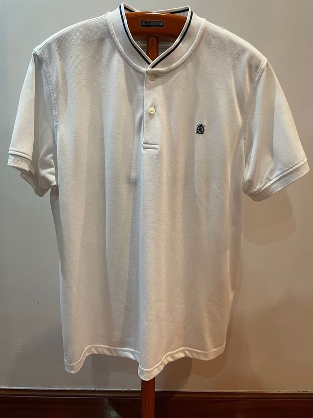 Polo Cortefiel Talla L Blanco