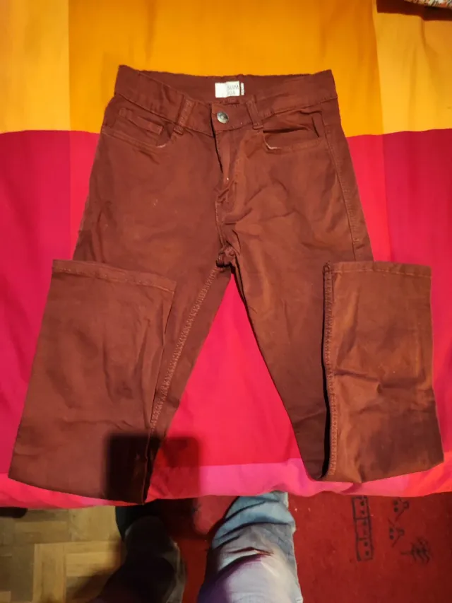 Pantalón Slim niño granate 10 años