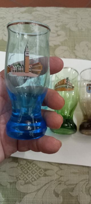 Servizio Vintage 5 Bicchierini Venezia