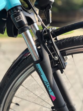 Bicicleta Orbea 29” con silla infantil