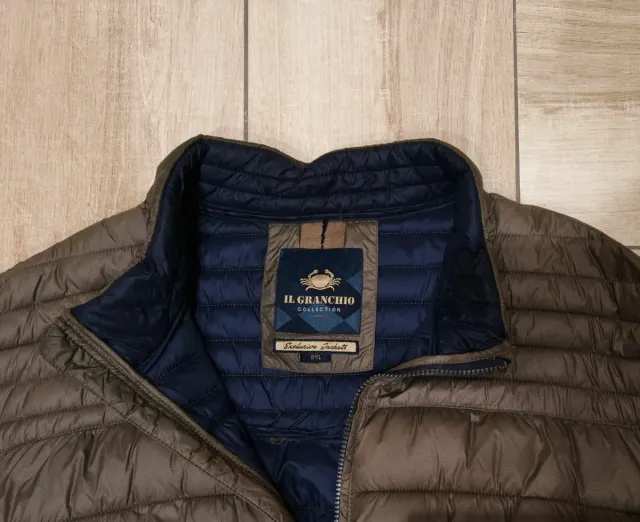 Giubbino IL GRANCHIO 5XL calibrato Marrone Blu