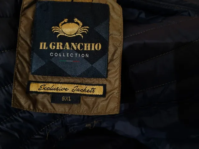 Giubbino IL GRANCHIO 5XL calibrato Marrone Blu