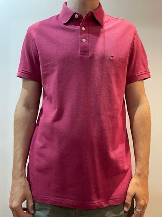 Polo Tommy Hilfiger Rojo Talla L