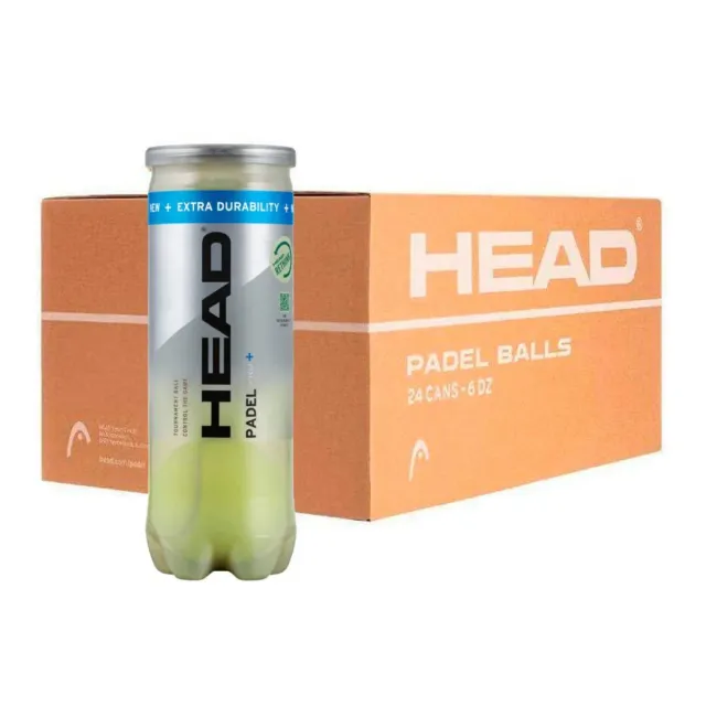 Caja 24 botes Head Padel Pro +