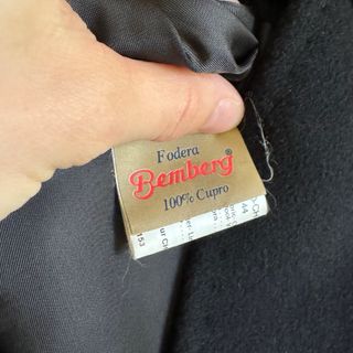 Cappotto Cinzia Rocca Lana Cashmere Nero