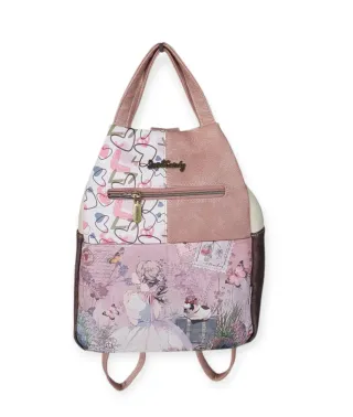 Mochila Sweet Candy Multicolor y Rosa