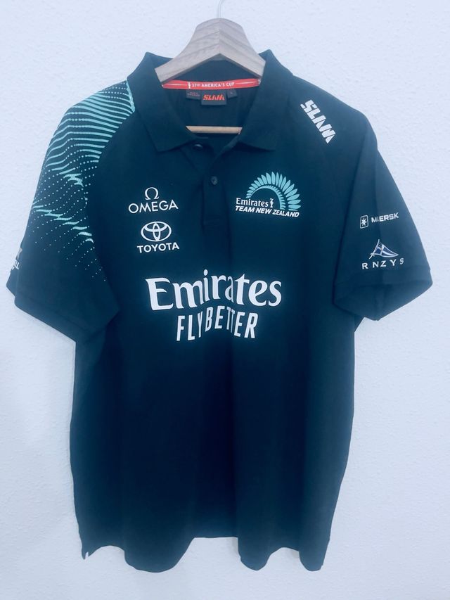 Polo Emirates Team New Zealand Negro