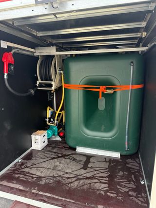 DJI Agras T50 remolque y generador