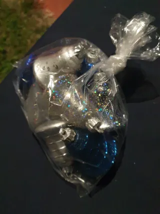 Decorazioni Albero Natale Blu e Argento