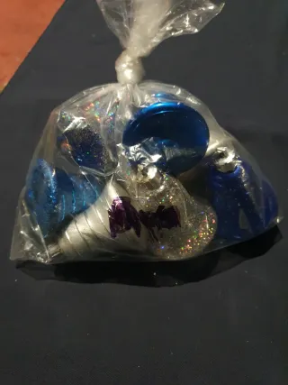 Decorazioni Albero Natale Blu e Argento