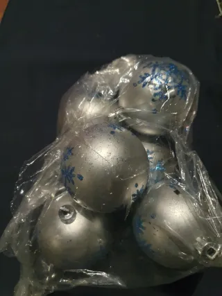 Decorazioni Albero Natale Blu e Argento