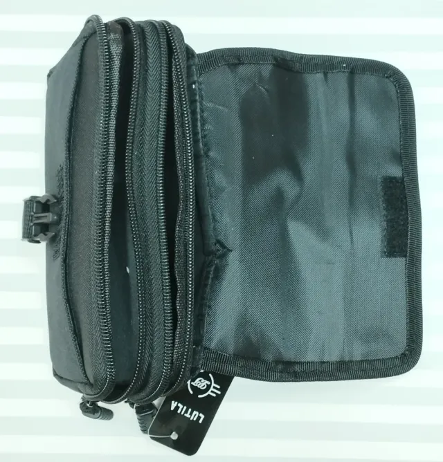 REBAJADA: BOLSA RIÑONERA NEGRA DEPORTIVA TÁCTICA