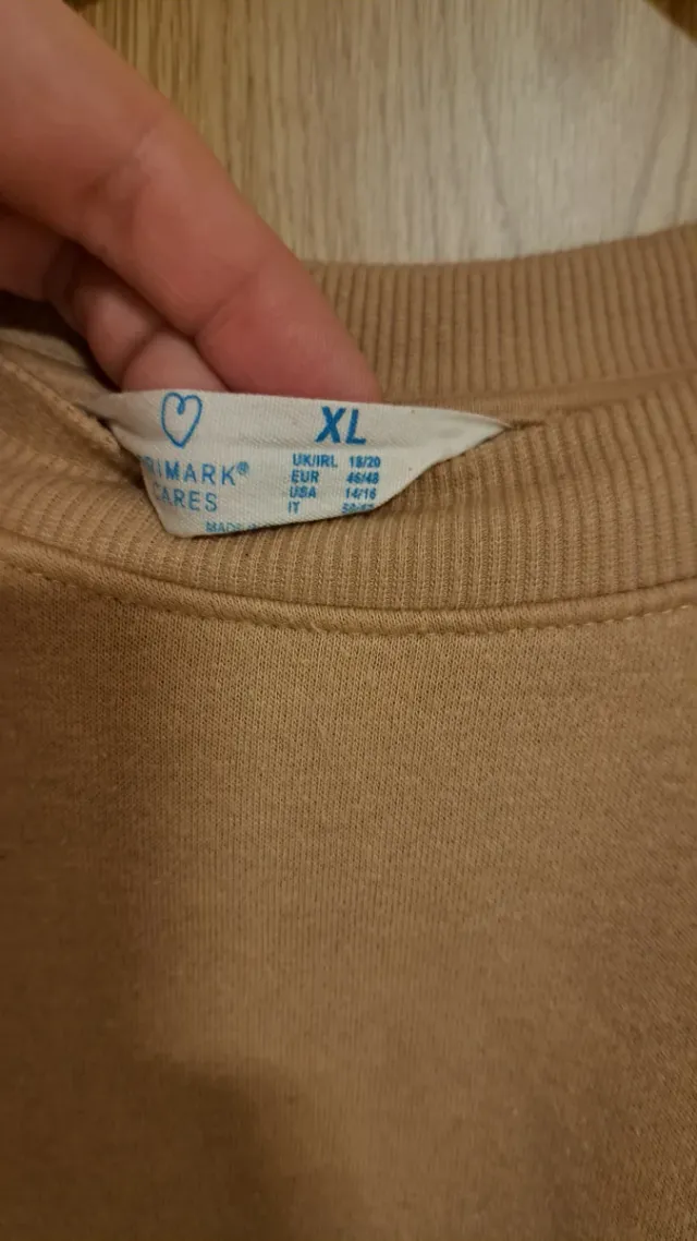 Sudadera Oversize Beige